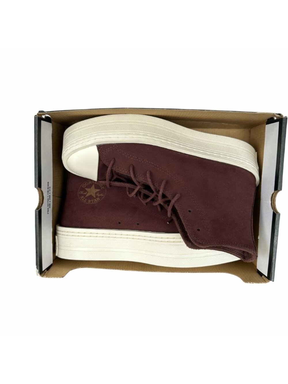 Converse Chuck Taylor Lift Platform Hi Suede Fleece Lining 8.5 Wmn Shoes A06783C - Picture 10 of 11
